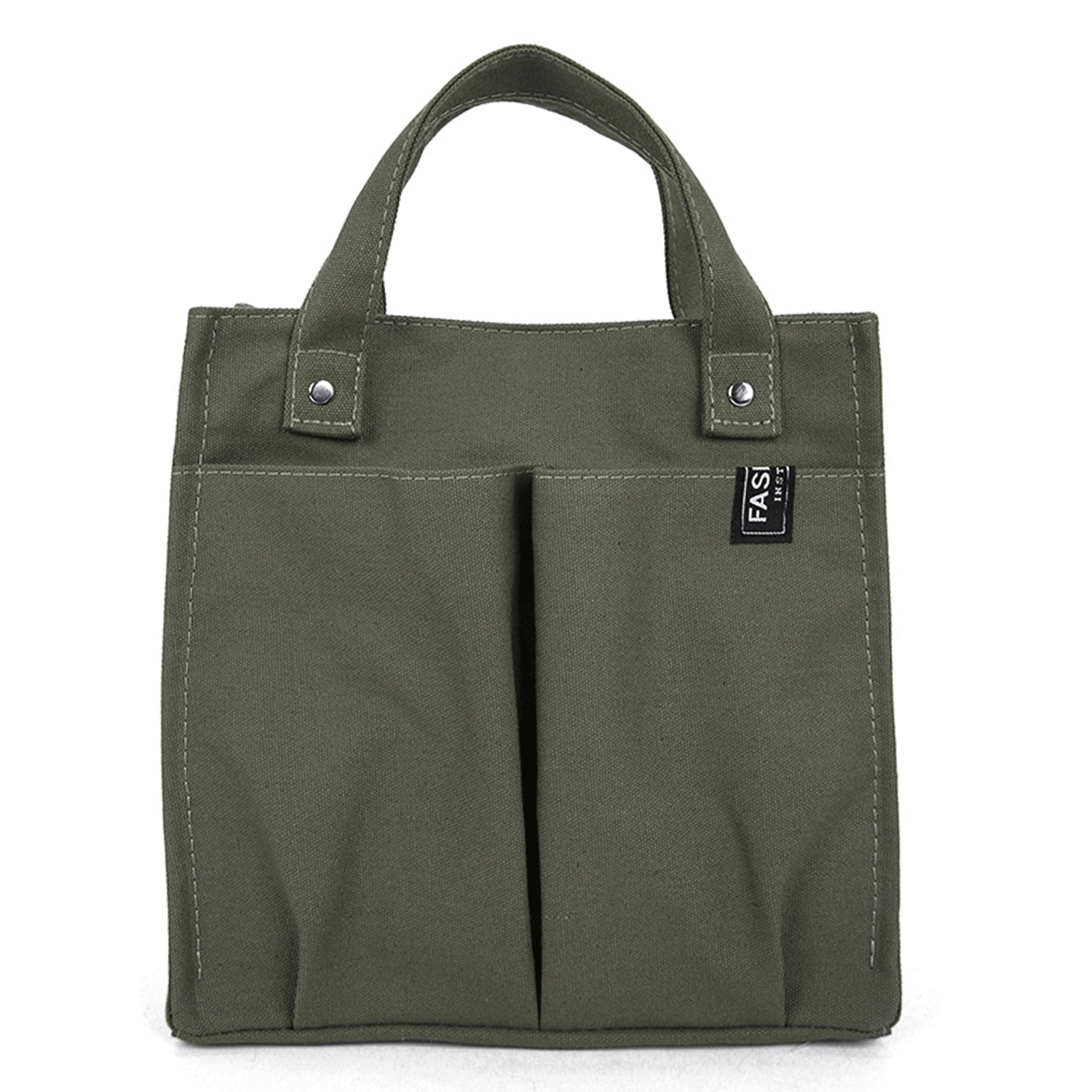 Multiple Pockets large shopping shoulder Canvas Tote Bag 11