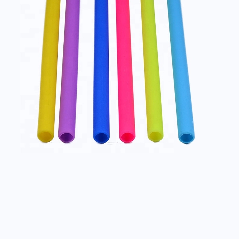 Straight Silicone Straw 1
