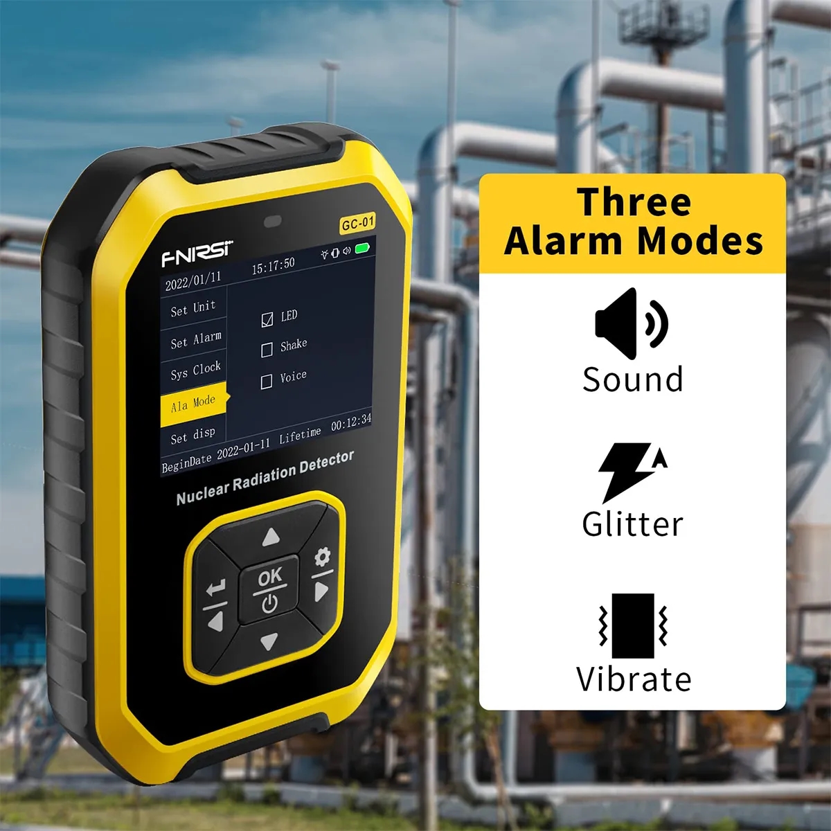 Portable Rechargeable Handheld Nuclear Radiation Detector 2