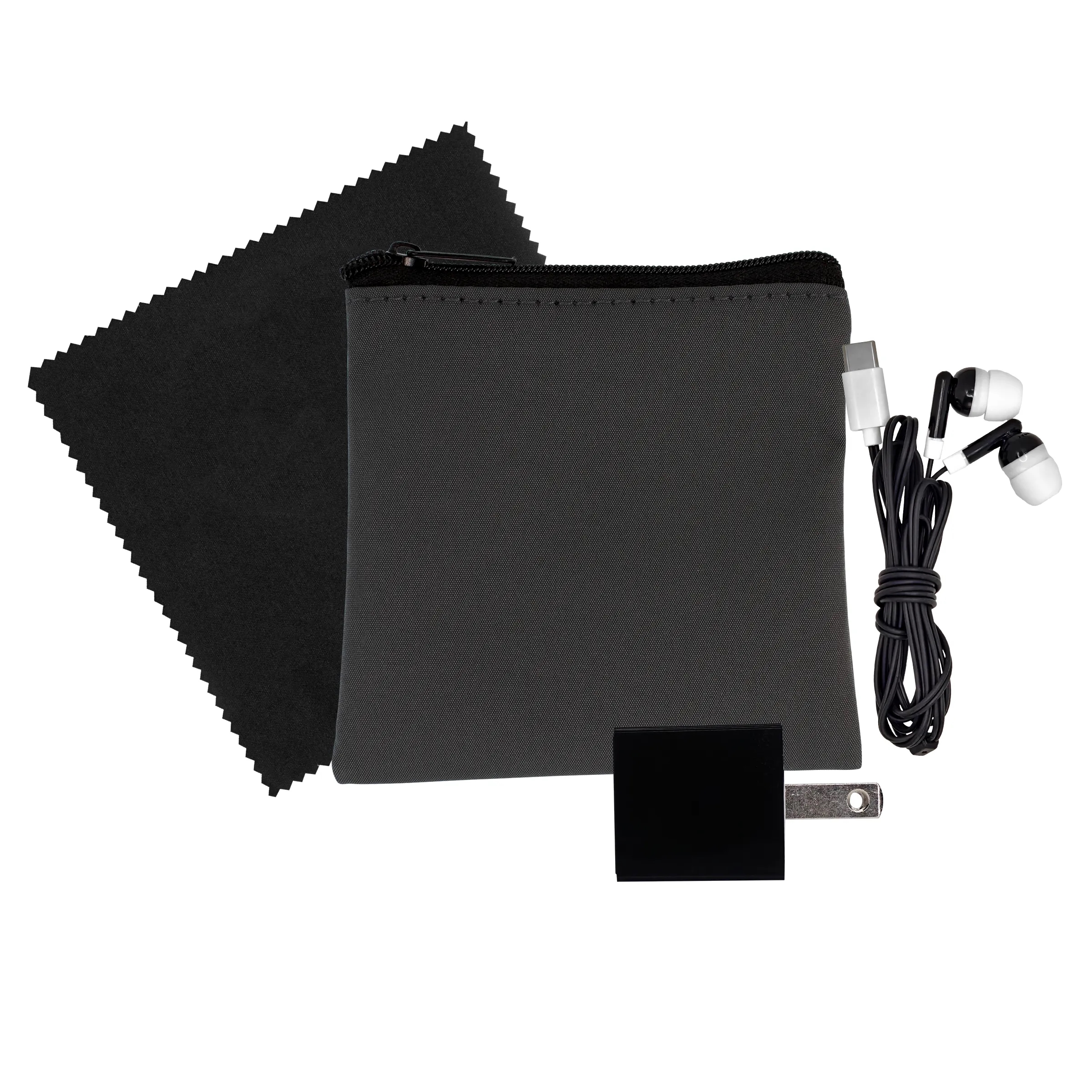 Exec Wall, Cloth & Type C Earbud Set 10