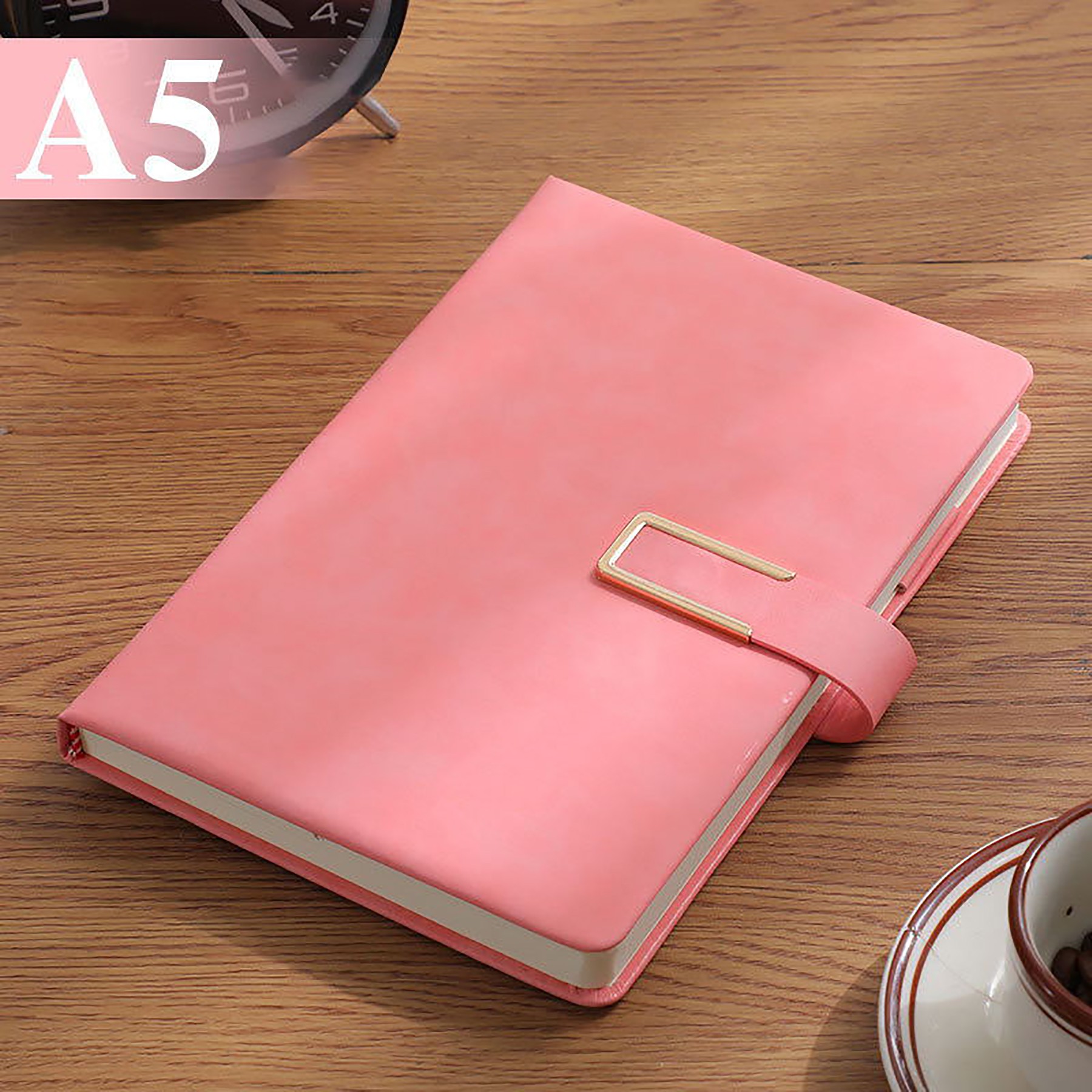 Conference Mintues Notebook With Interlocking Pen Closure 3