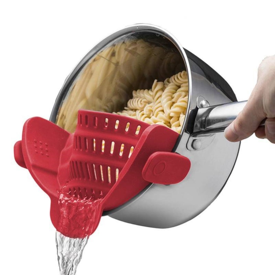 adjustable Silicone Clip On Strainer 5