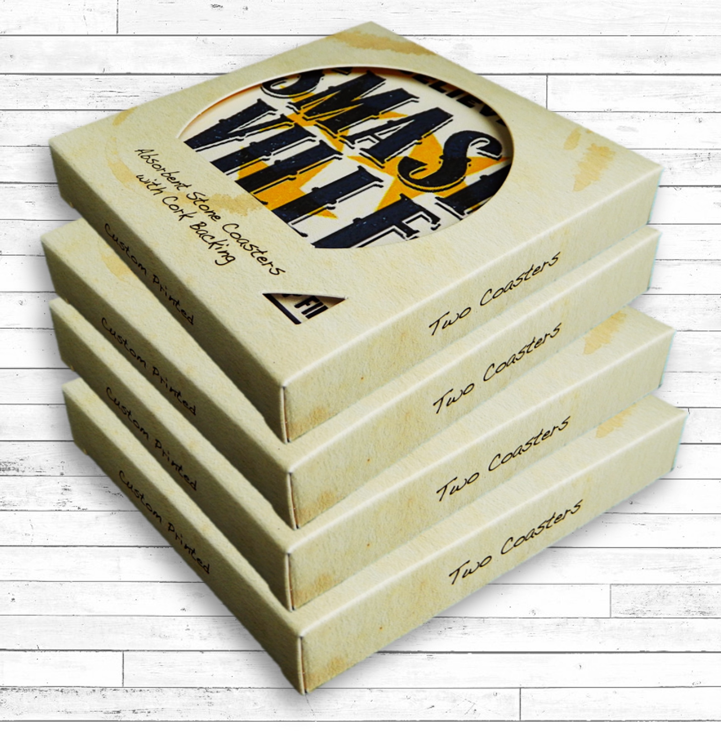 Two Square Coaster Box Set 6