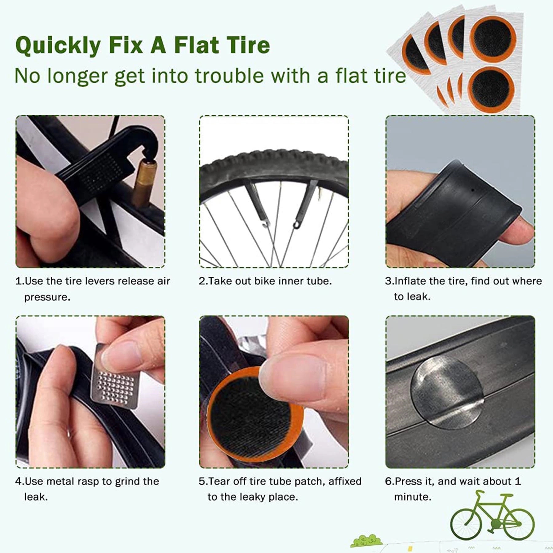 Bike Repair Kits With 16 in 1 Multi-Function Tools And Pump 11