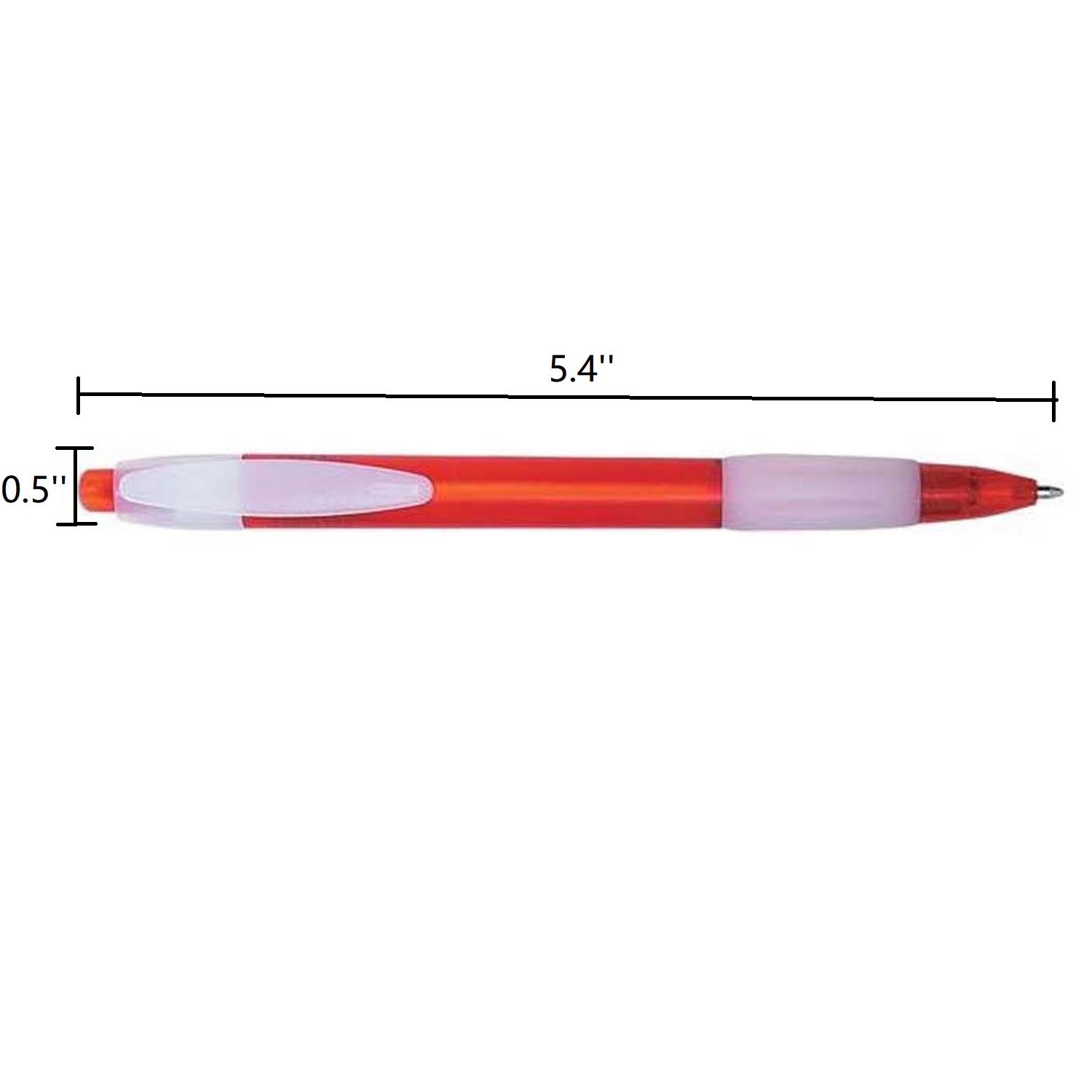 Transparent sheath ballpoint pen 2
