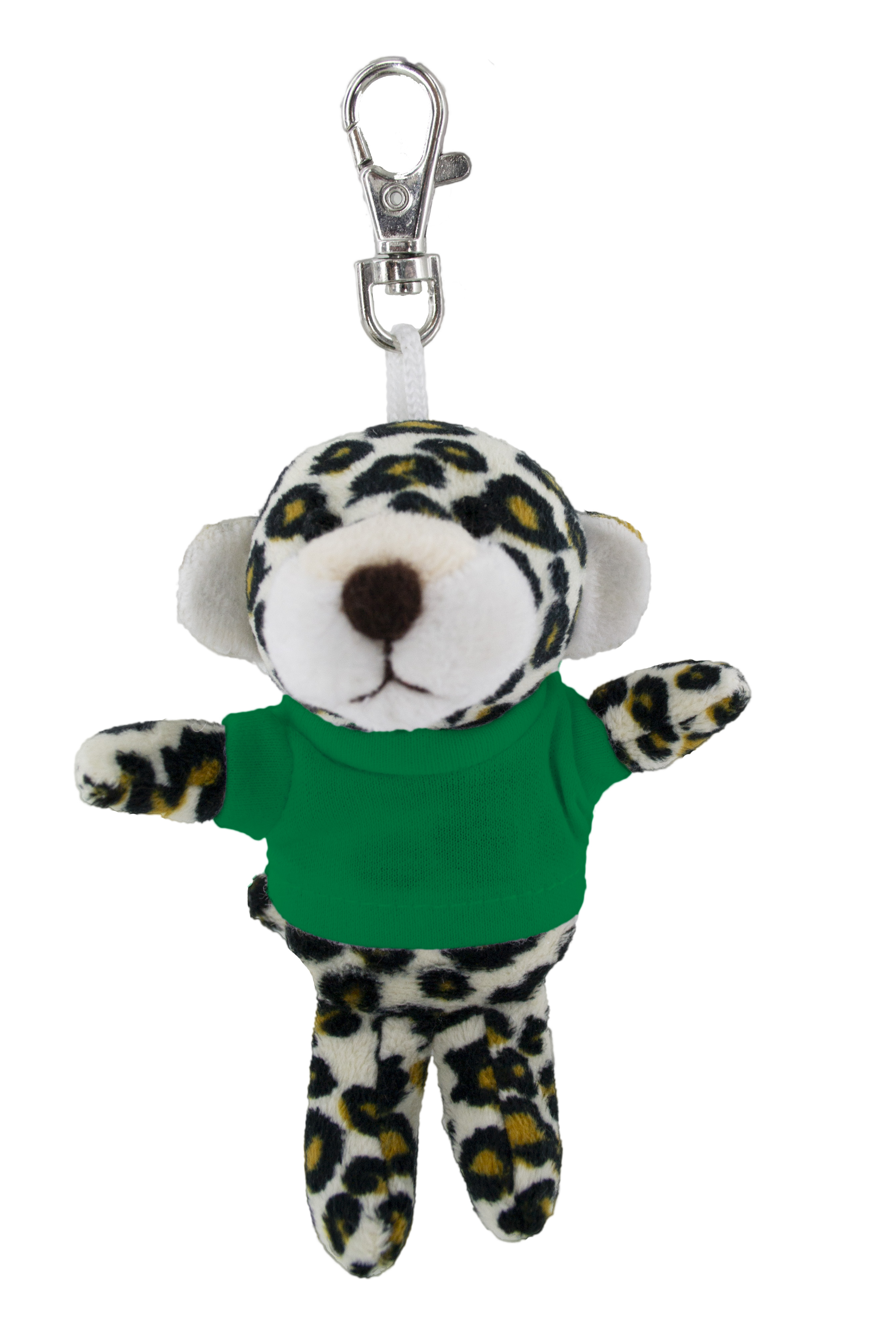 Soft Plush Leopard Keychain With Tee 10