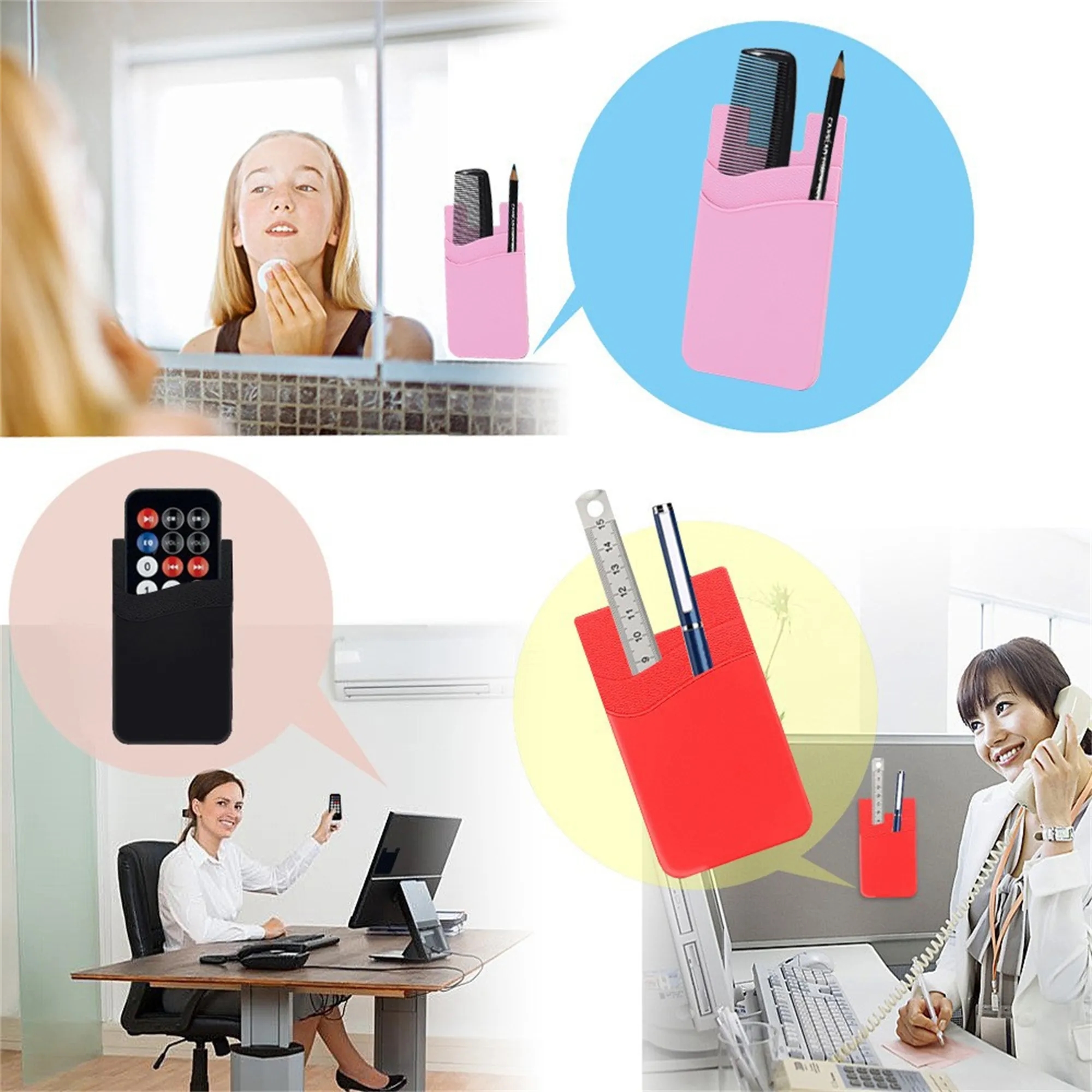 Phone Stick on Double Wallet 4
