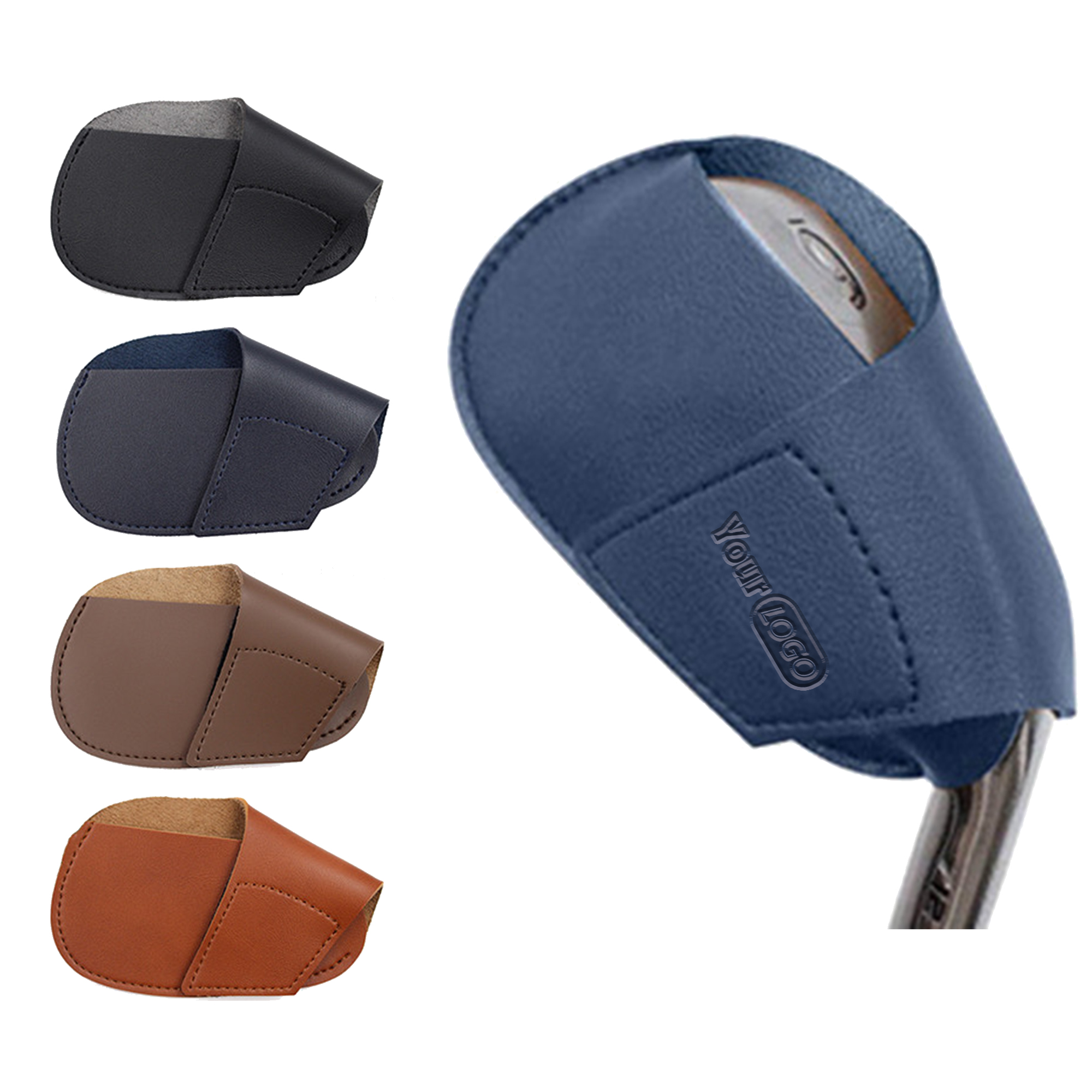 PU Leather Golf Club Headcover with Secure Closure 7