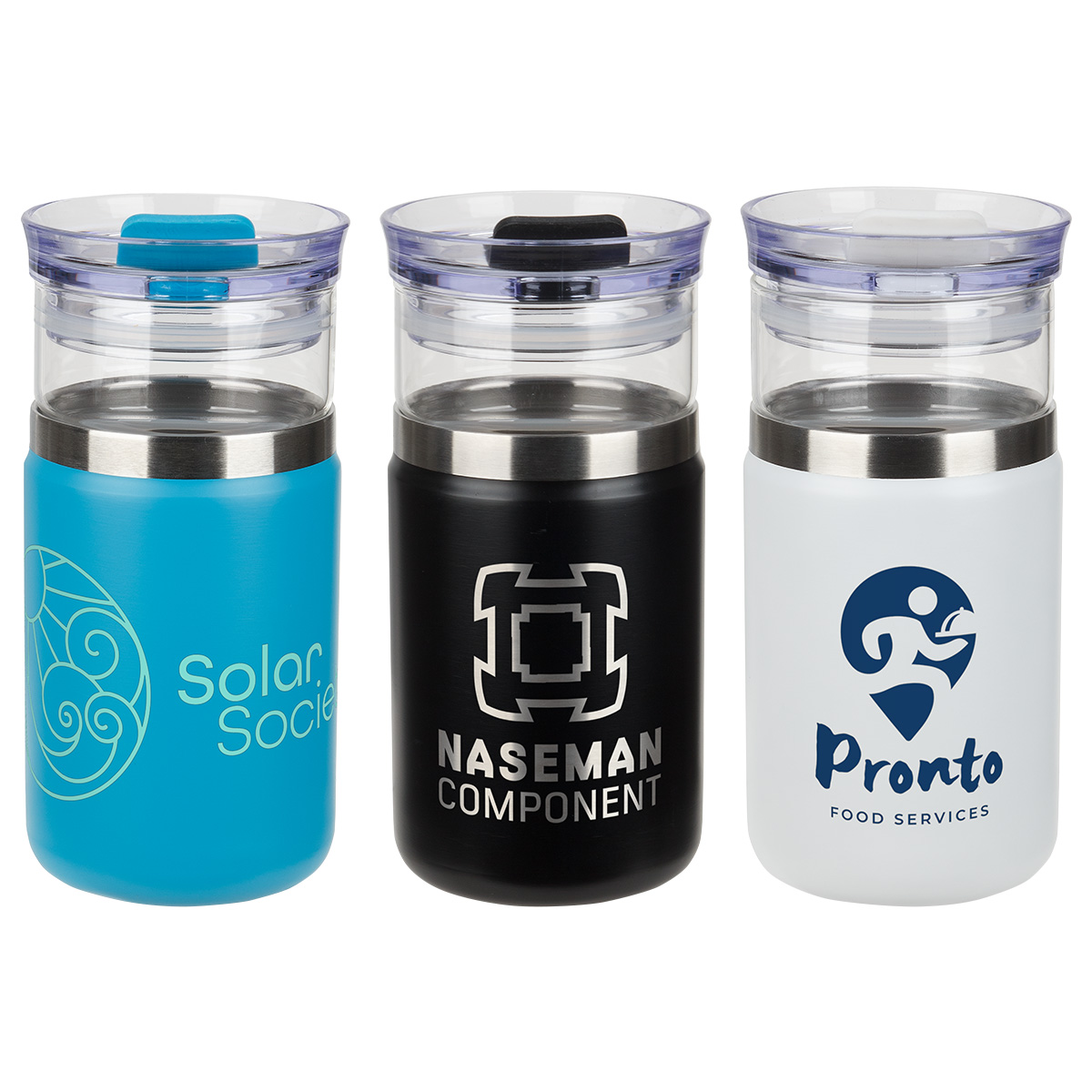 Tamari 12 oz Glass Tumbler & Vacuum Insulated Cooler 8
