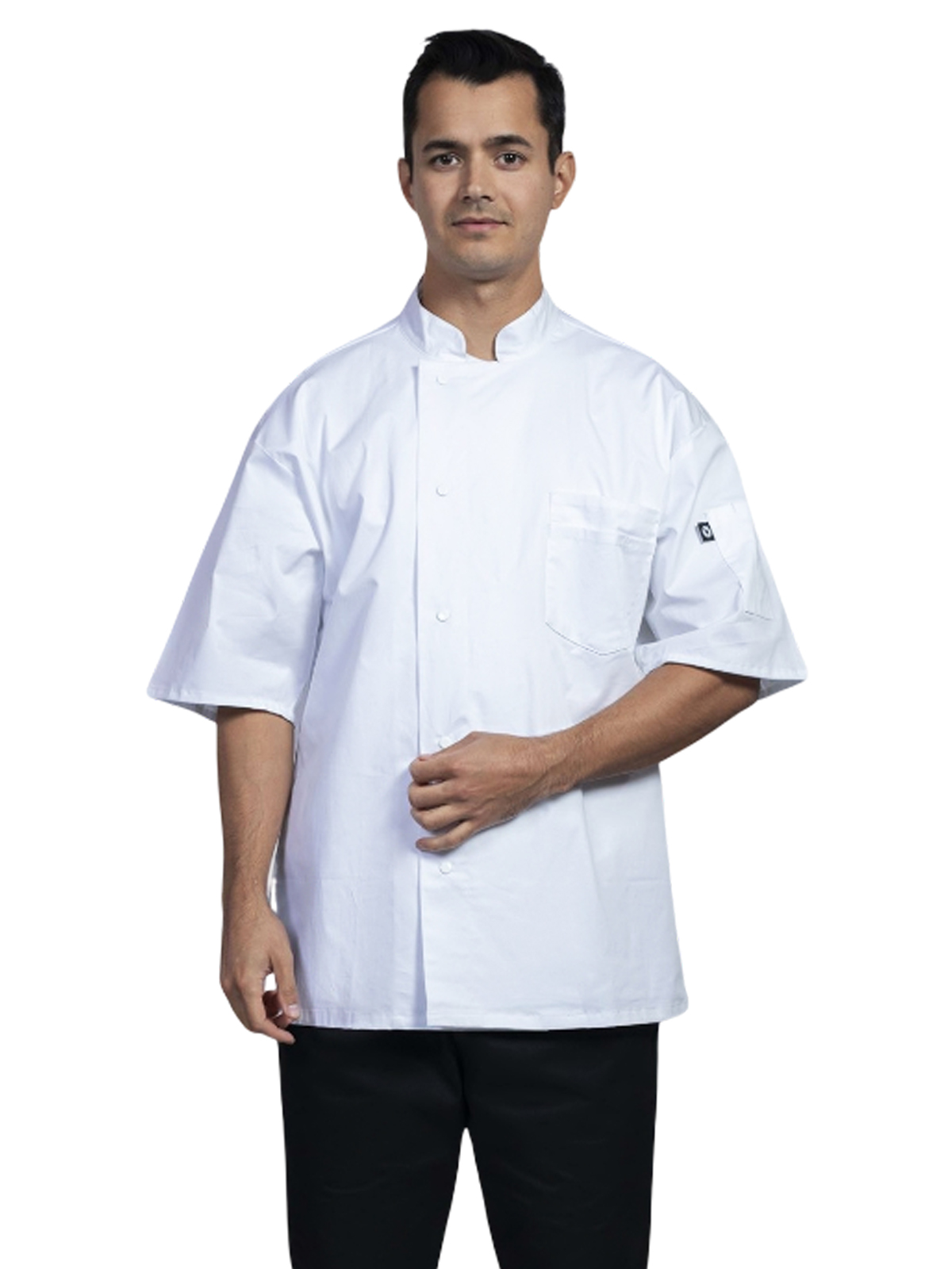 Uncommon Chef - Lycra - Unisex 2-Pocket Venice Chef Coat 2