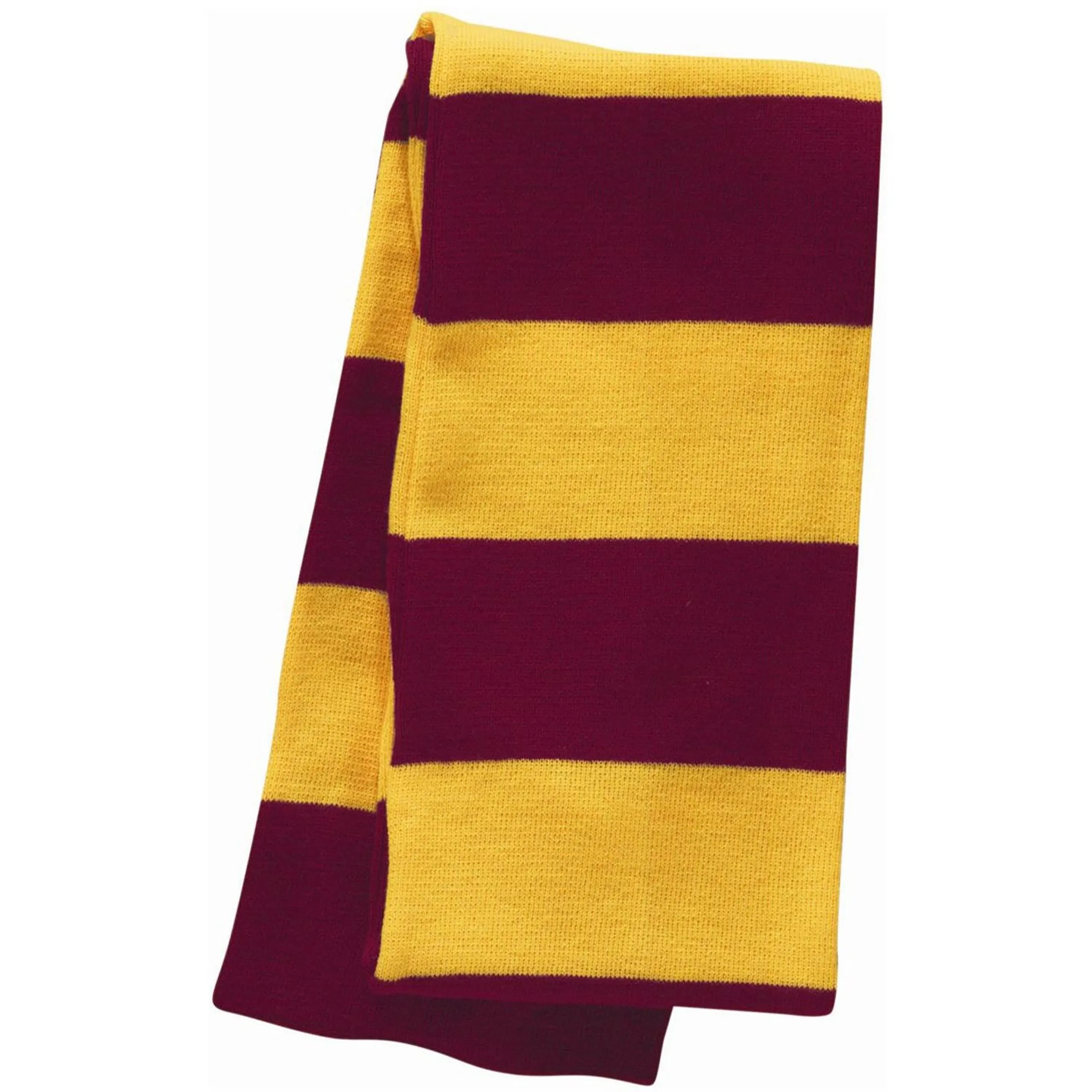 SPORTSMAN RUGBY-STRIPED KNIT SCARF 26