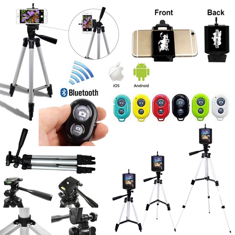 iBank ® Tripod + Universal Mount + Bluetooth Remote Shutter 2