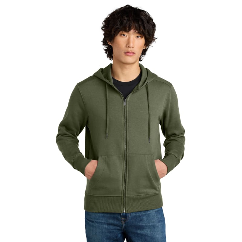 District Perfect Weight Fleece Full-Zip Hoodie 2