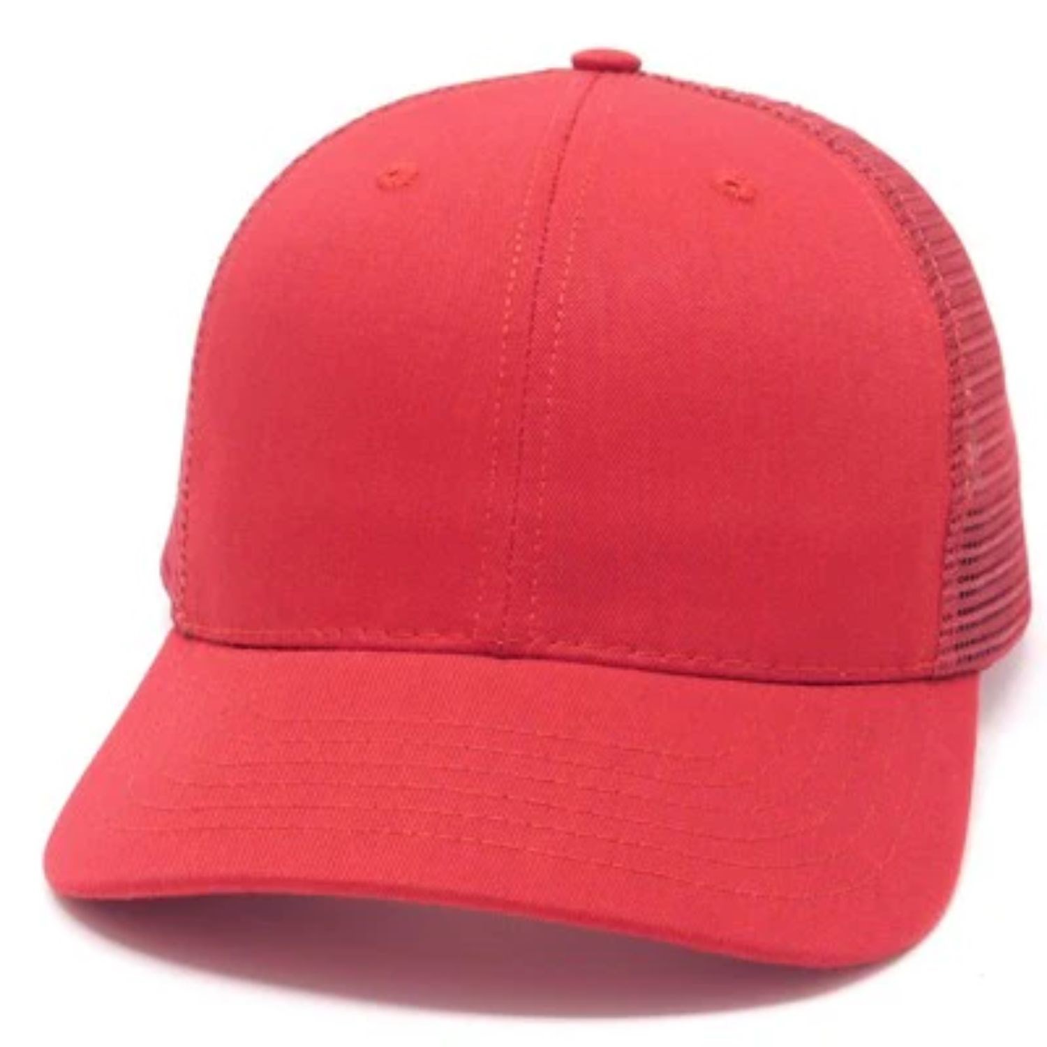 True American Made 6-Panel Matching Mesh Trucker Cap 4
