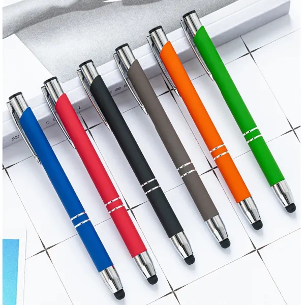 Paragon Soft Rubberized Stylus Ballpoint Pen 8