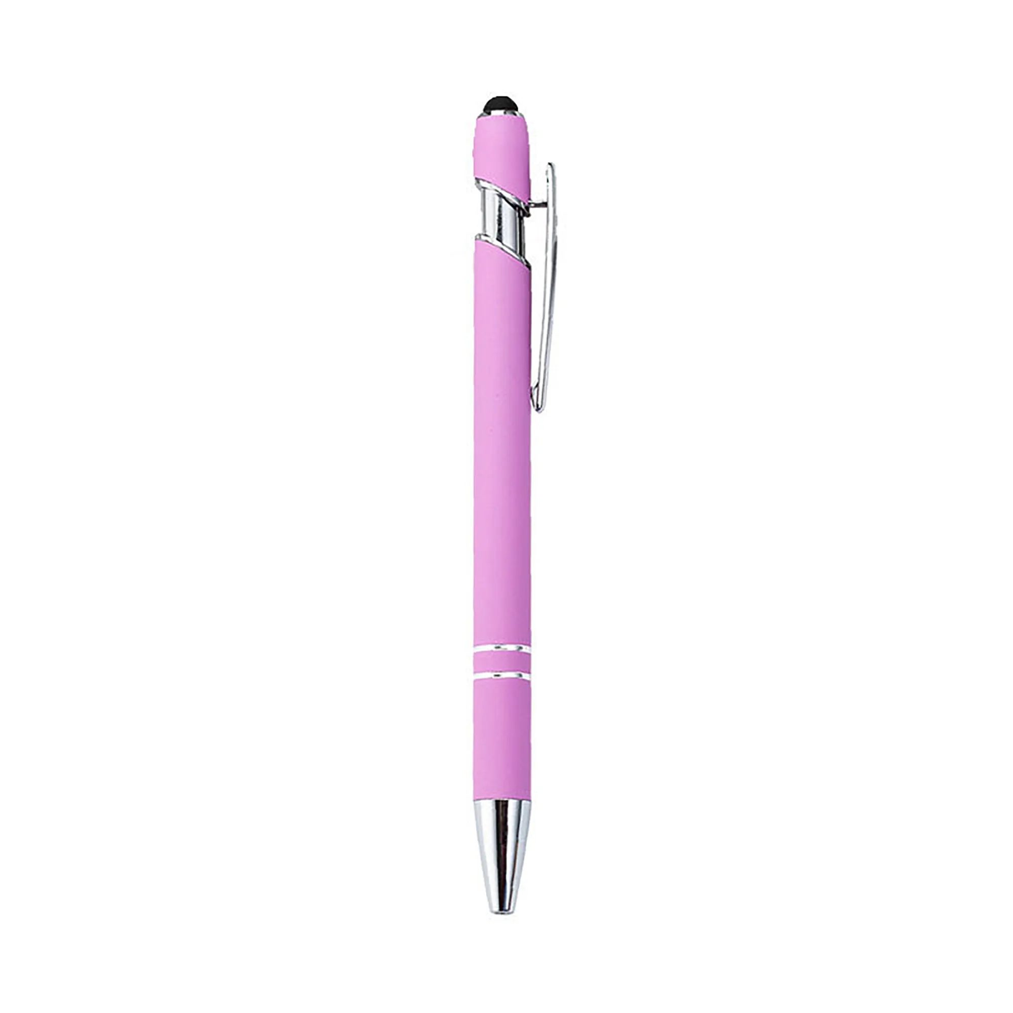 Colorful Metal Click Pen with Stylus and Twist Cap 7
