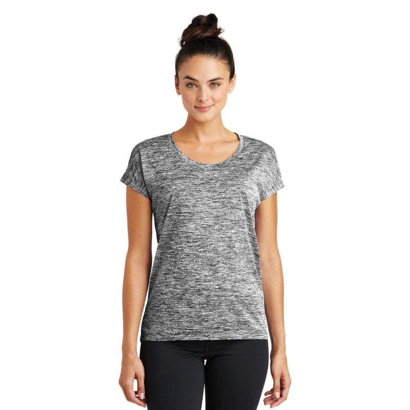 Sport-Tek Women's PosiCharge Electric Heather Sporty Tee. 69