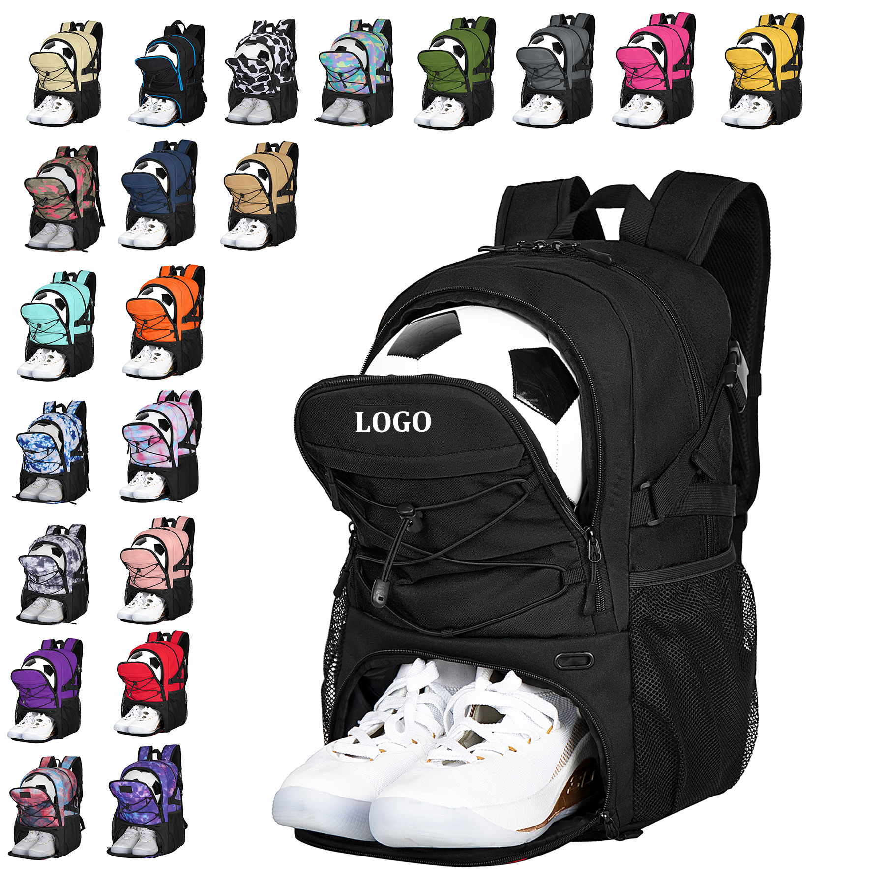 Soccer Shoe Compartment Backpack 5