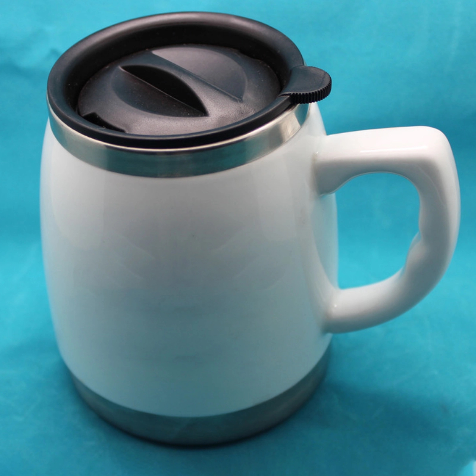 18 oz double layer ceramic coffee cup 4