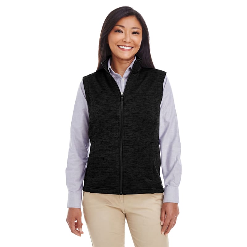 Devon & Jones Ladies' Newbury Mélange Fleece Vest 10