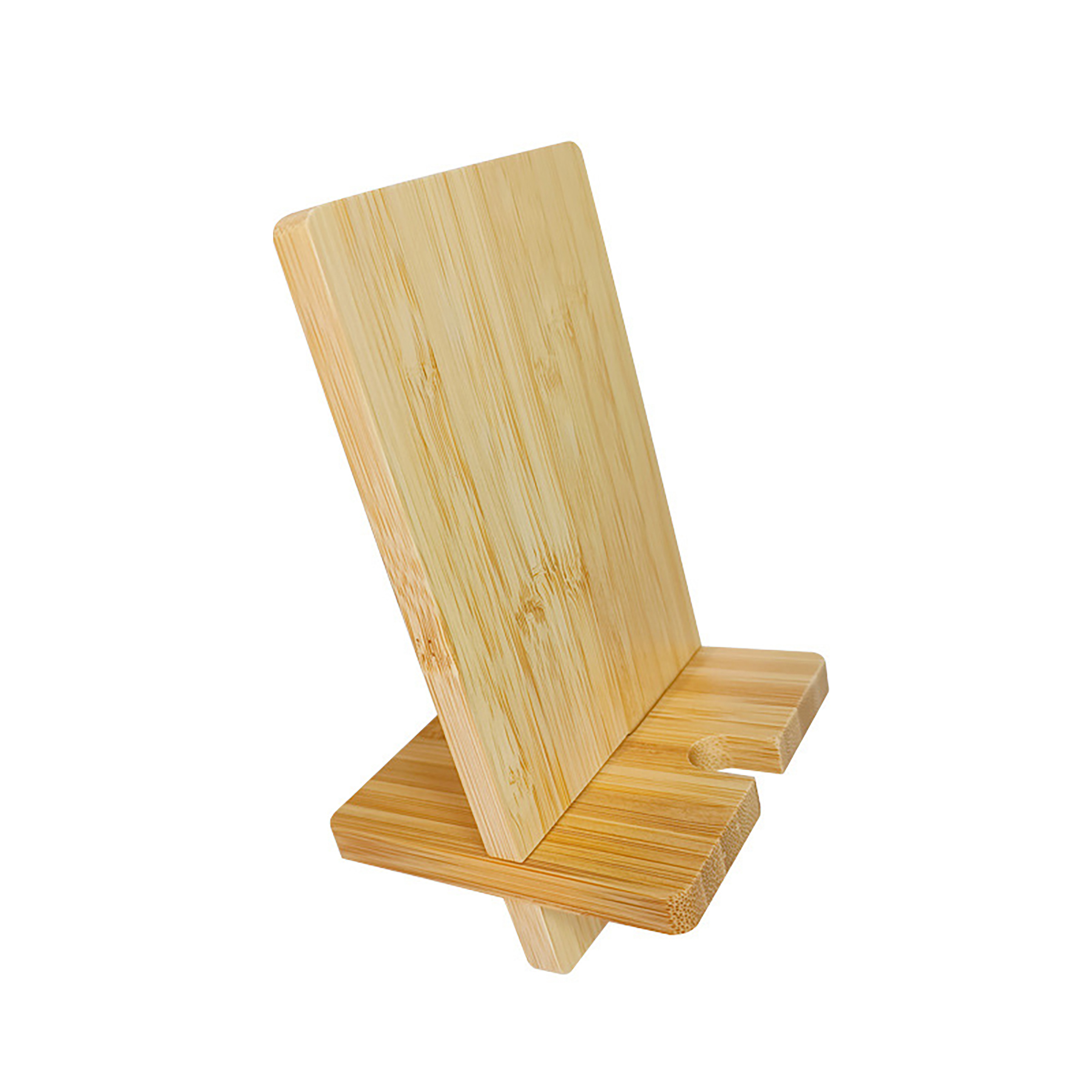 Bamboo Wood Phone Stand 1