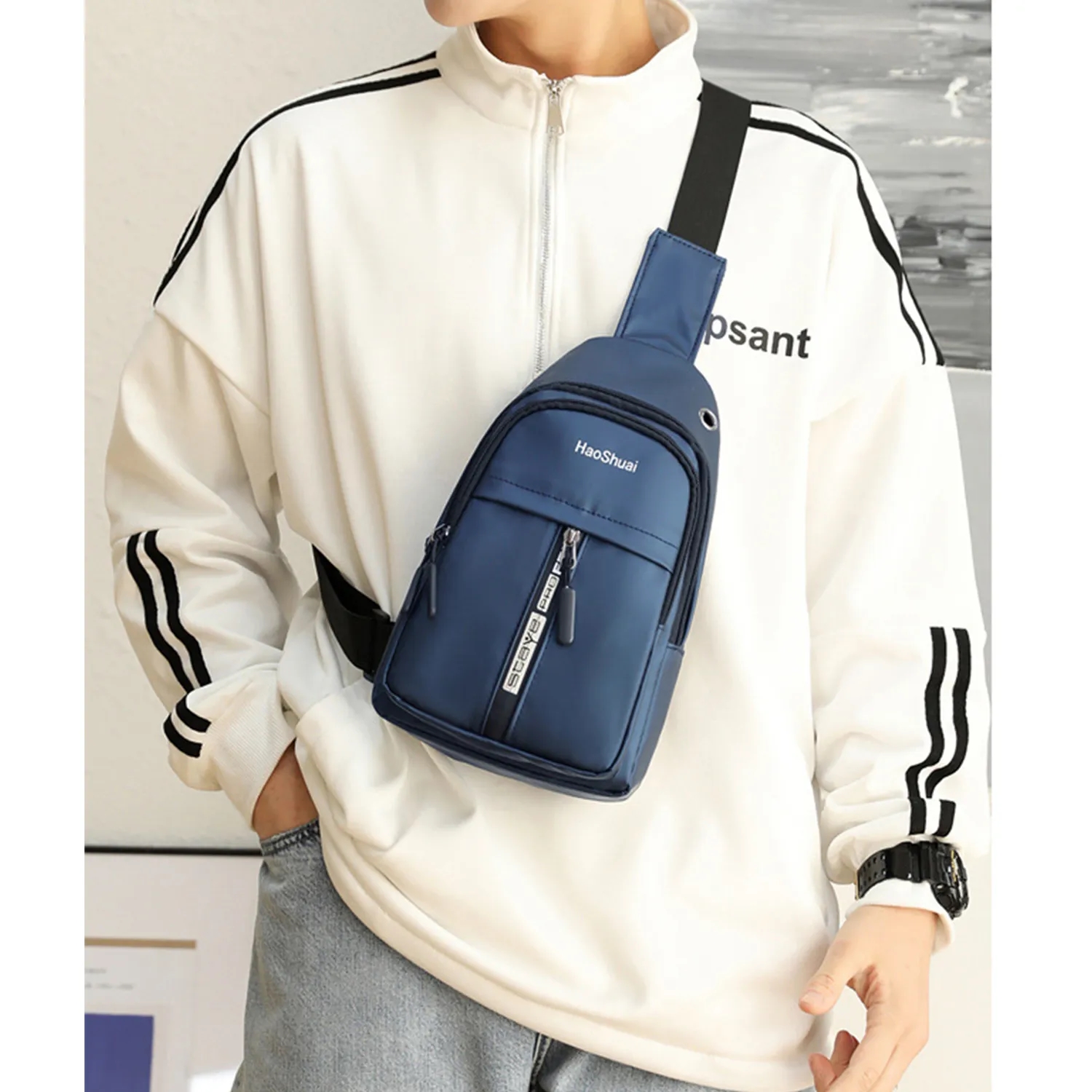 Nylon Crossbody Sling Bag 2