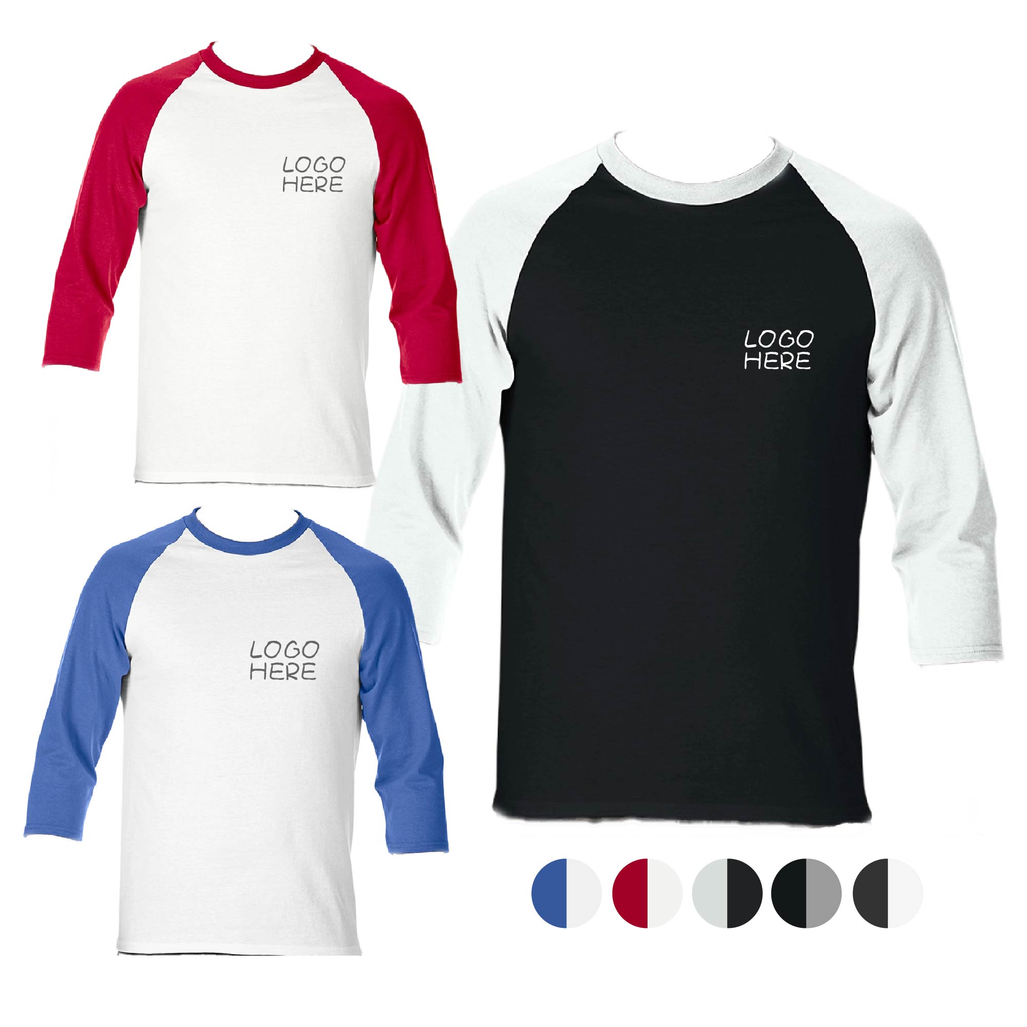 Tri-Blend 3/4-Sleeve Tee 3