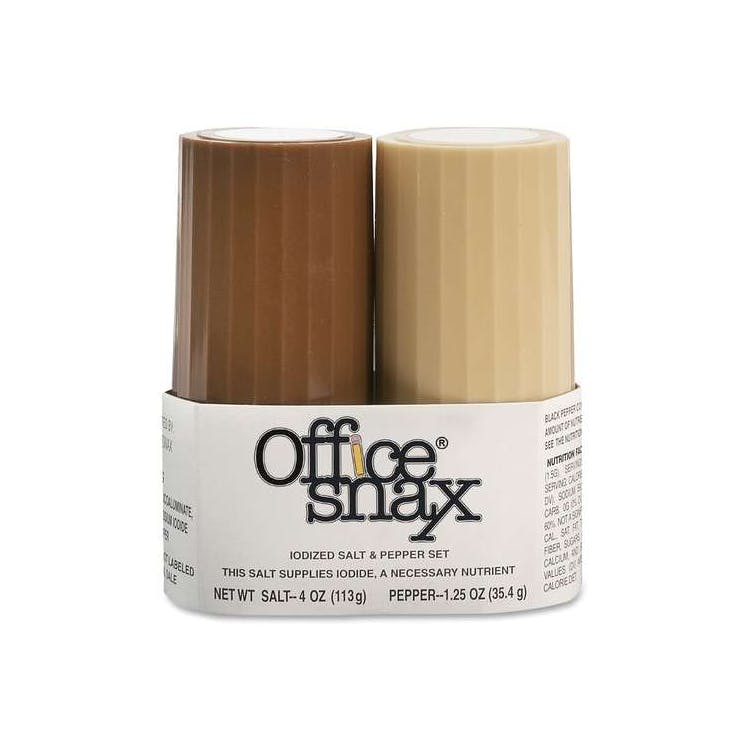Office Snax Iodized Salt & Pepper Shakers 2