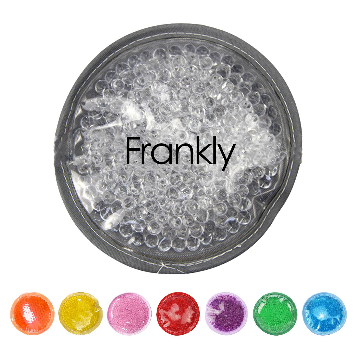 Round Hot/Cold Pack with Plush Backing