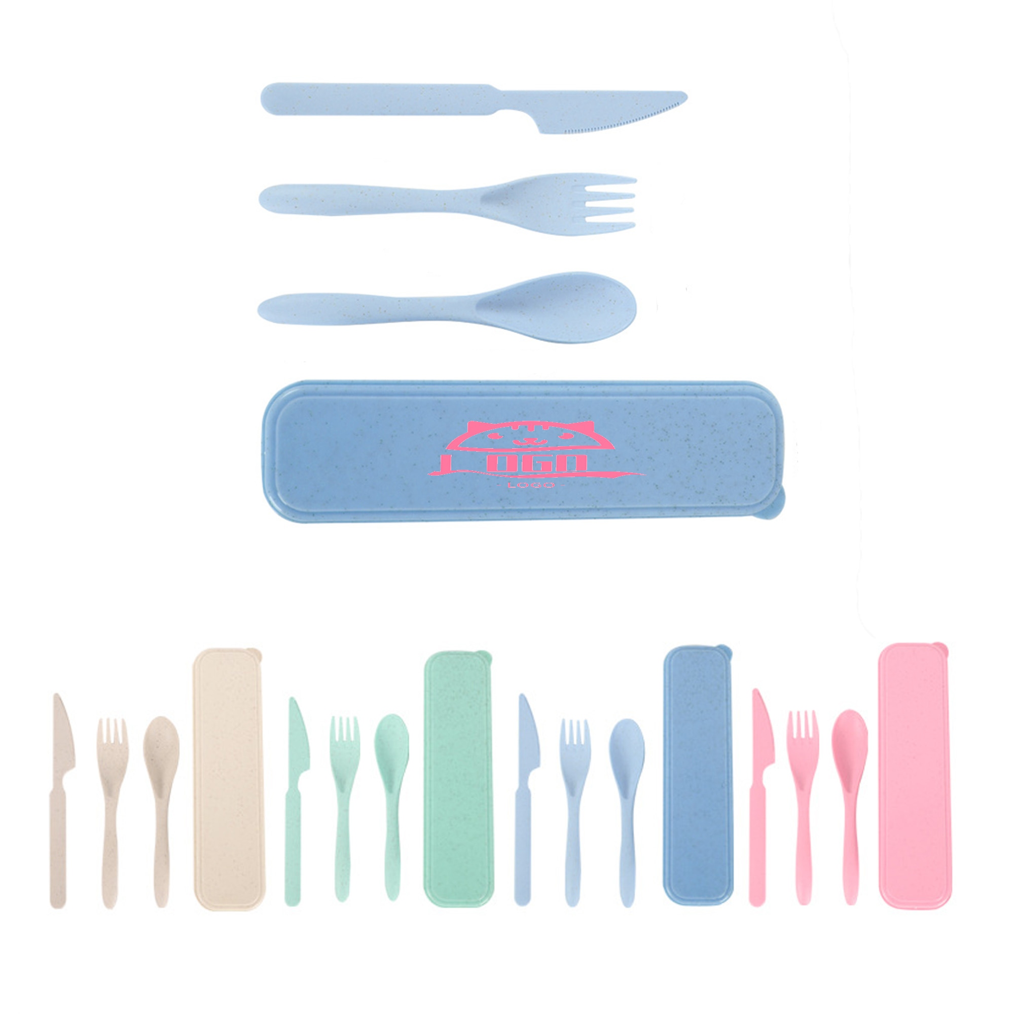 Wheat straw tableware 1
