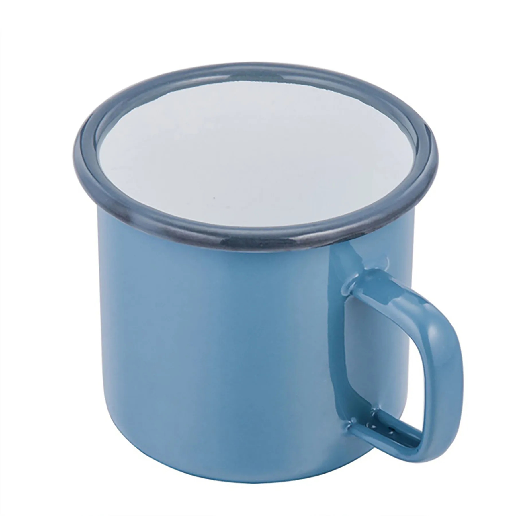12oz White Enamel Mug 5