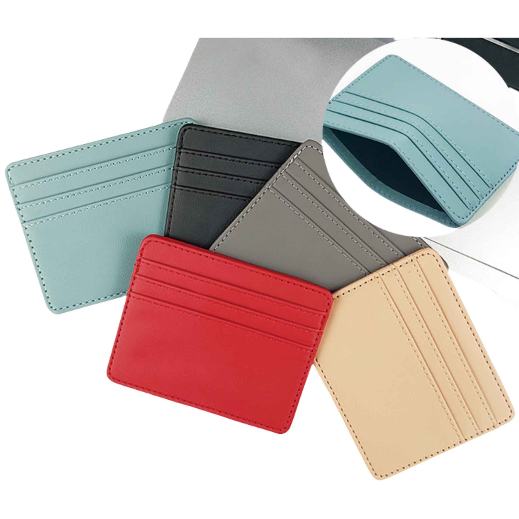 PU Large Capacity Card Case 2