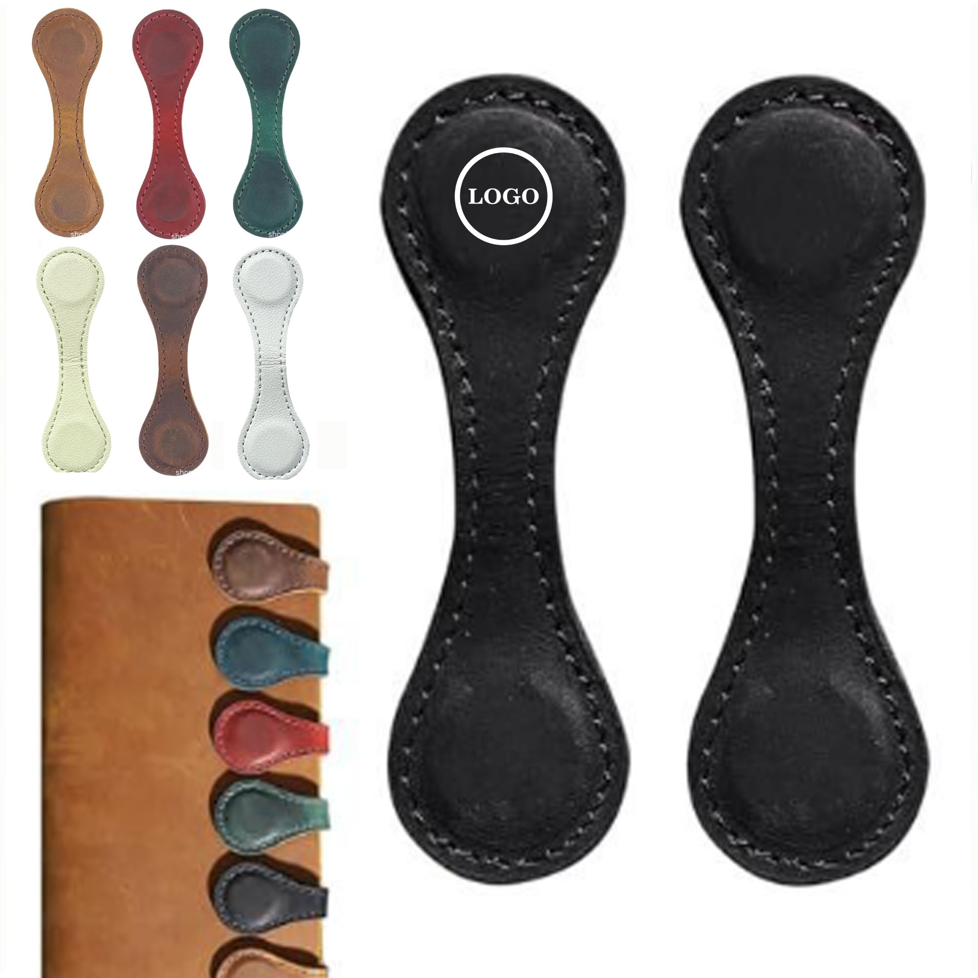 Magnetic Faux Leather Bookmark for Book Lovers 1