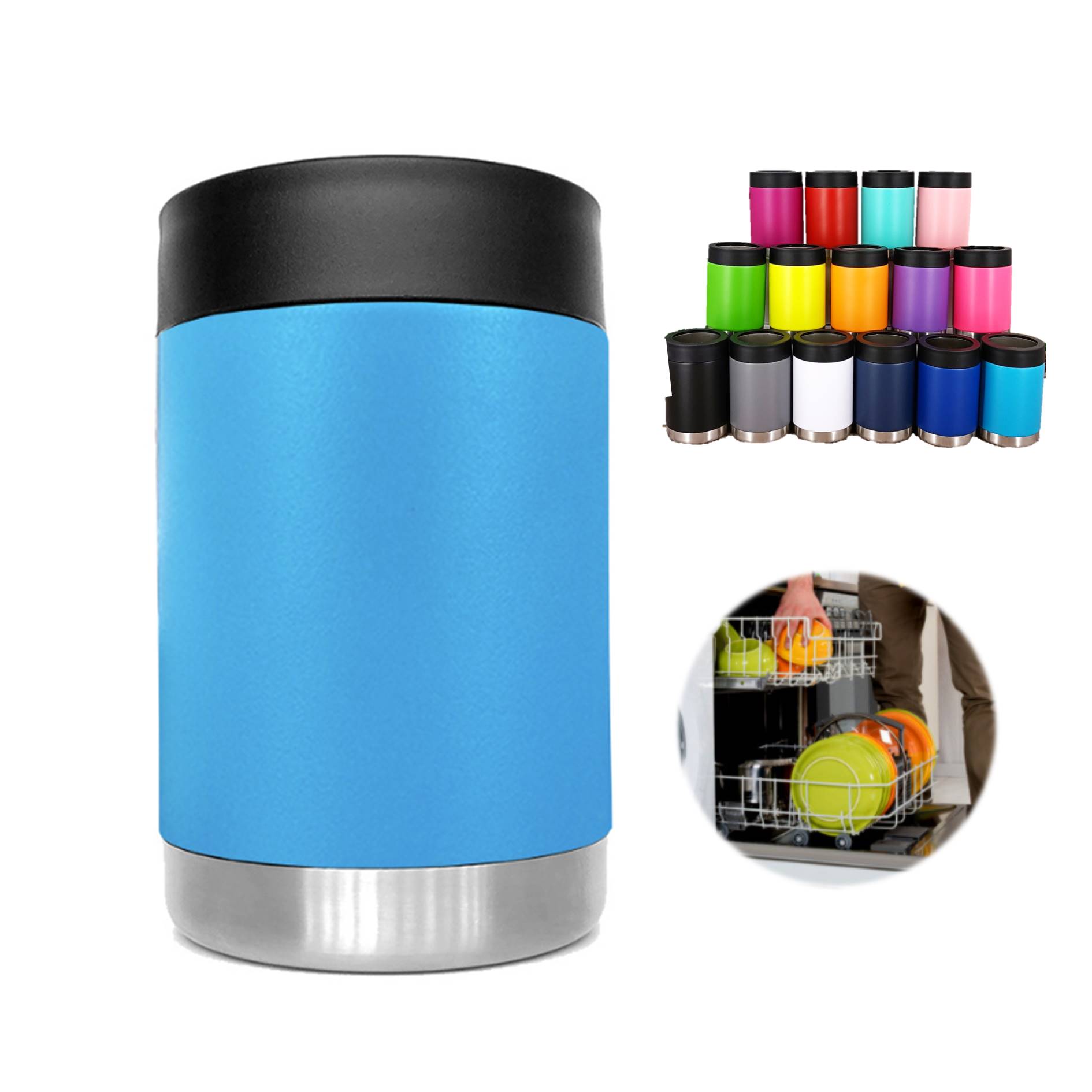 12 oz Stainless Steel Tumbler Can Cooler 7