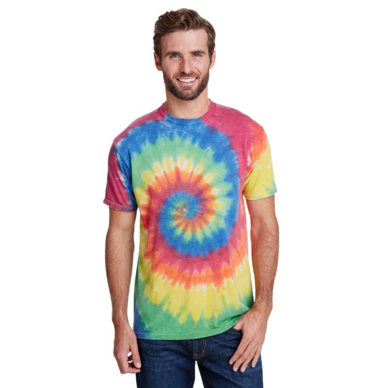 Tie-Dye Adult Burnout Festival T-Shirt 15