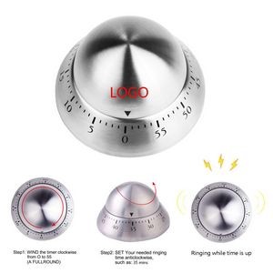 60 Minute Round Dome Mechanical Countdown Timer 3