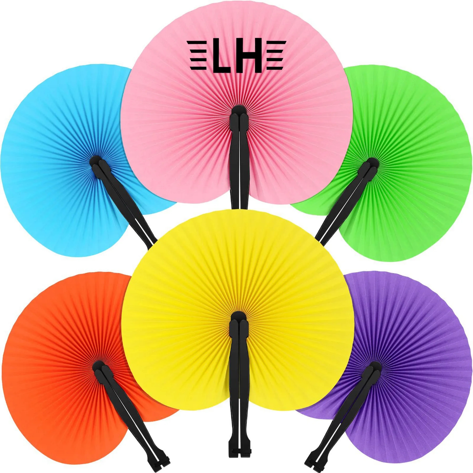 Decorative Paper Folding Hand Fans 2