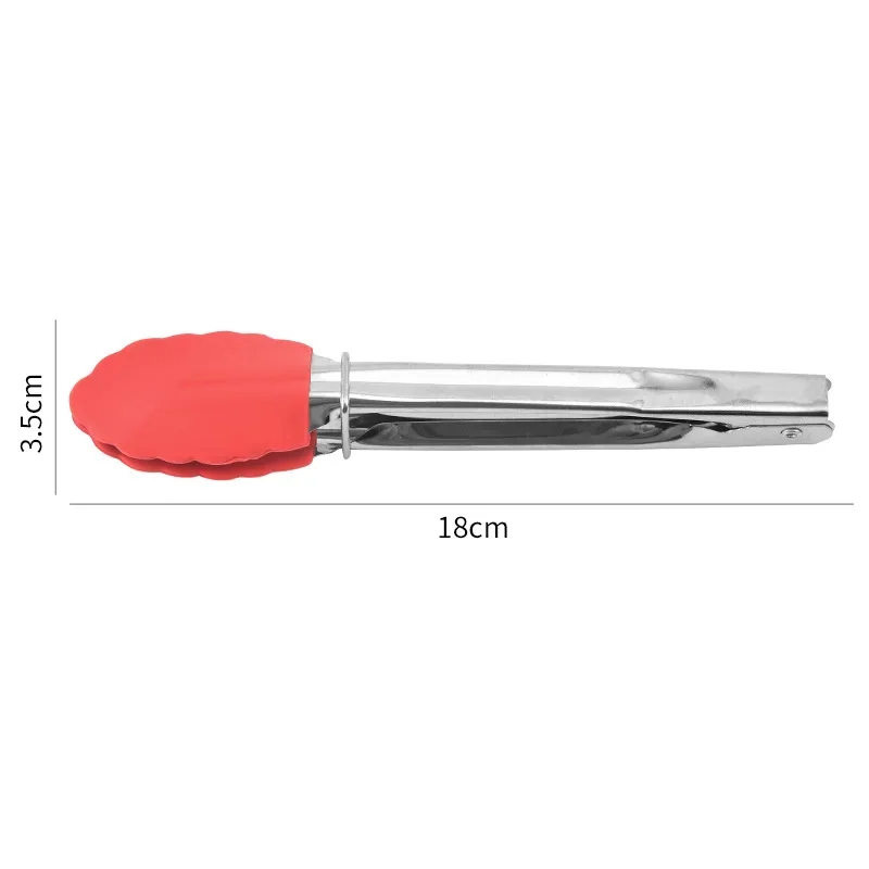 7 Inch Silicone Kitchen Tongs 5