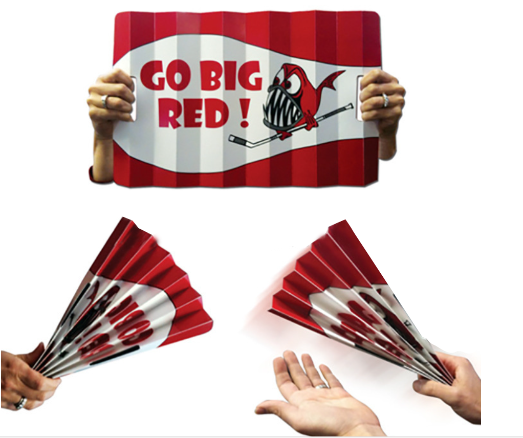 Handheld Paper Fan Banner 1