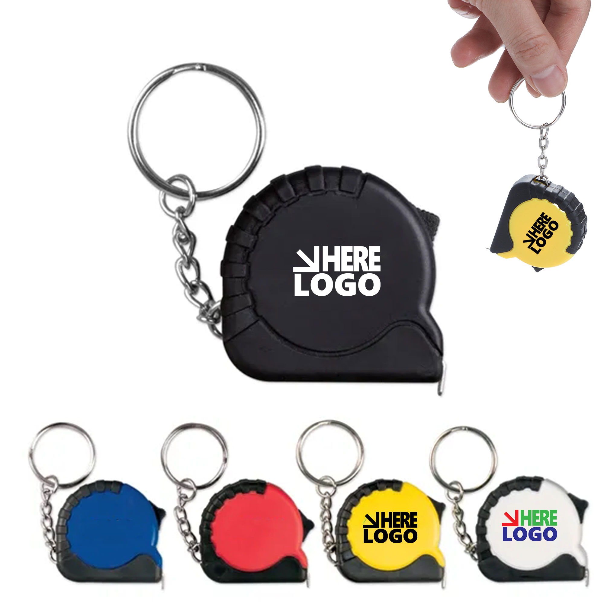 MOQ 20 Tape Measure Key Tag 3' Mini Tool 2