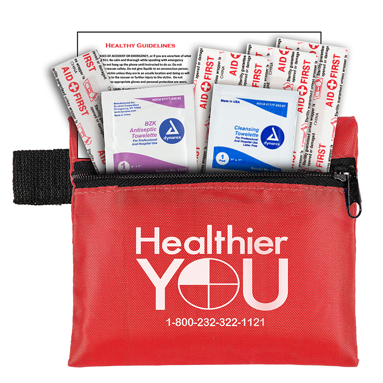 "TAG-A-LONG" 7 Piece First Aid Kit Components 22