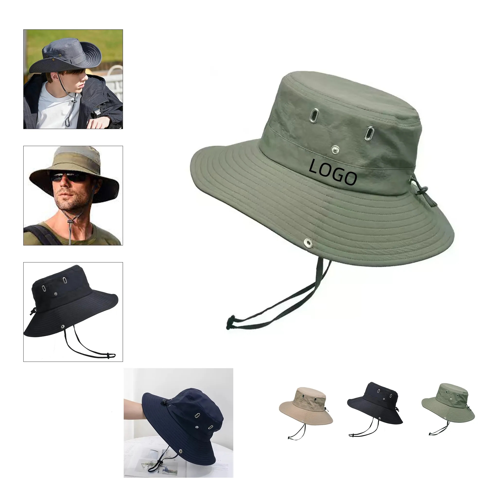 Breathable Mountain Camping Mountaineering Fishing Hat 5