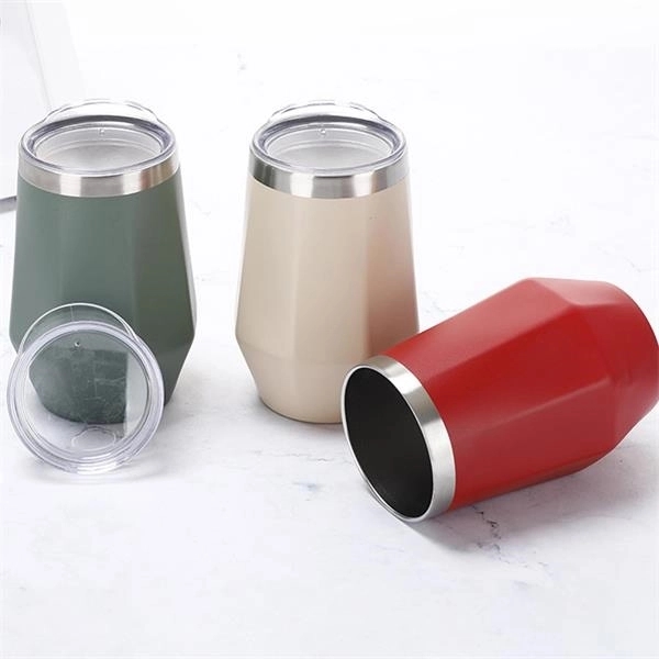Stainless Steel Wine Tumbler - 12oz. 4