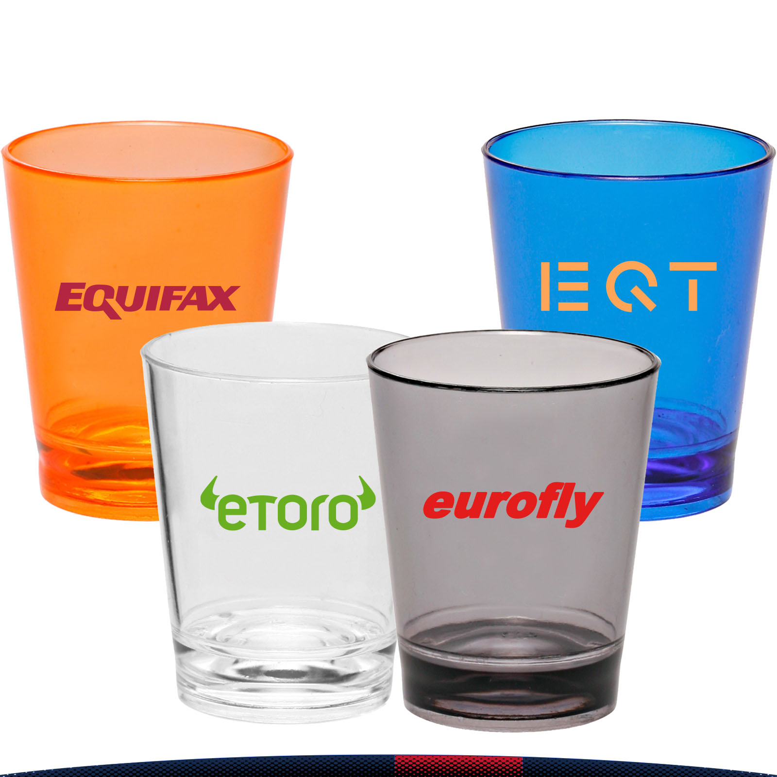 1.5 oz. Translucent Plastic Water Cups 2