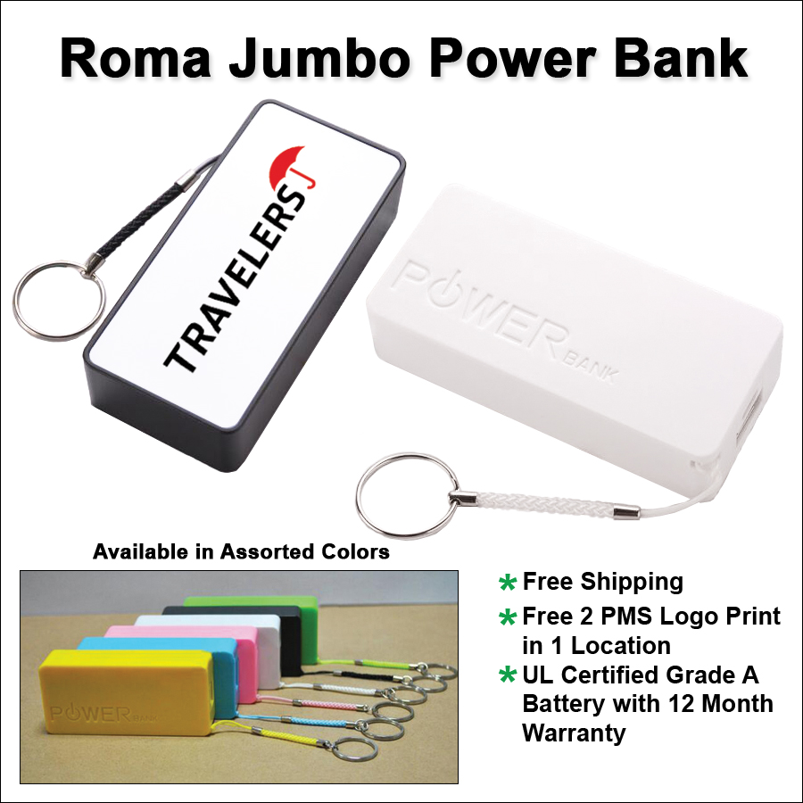 Roma Jumbo Power Bank - 5200 mAh