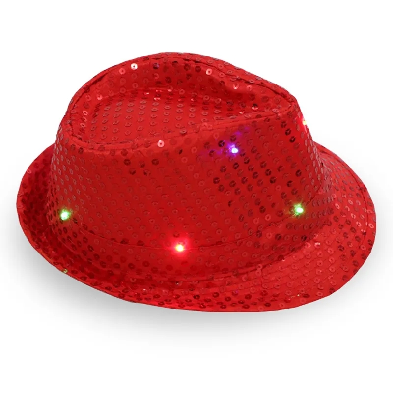 Flashing Fedora Hat For Parties St Patrick'S Day 7