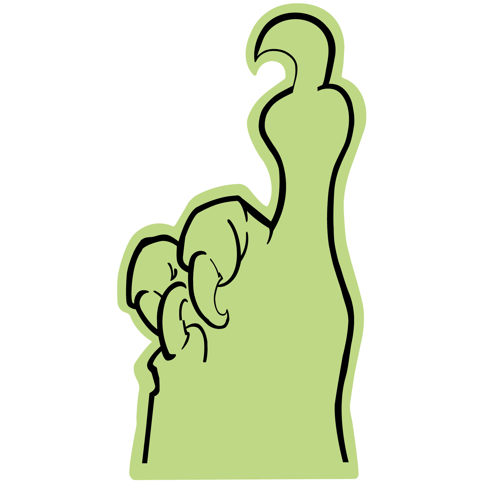 Foam Eagle Talon Claw Hand 17