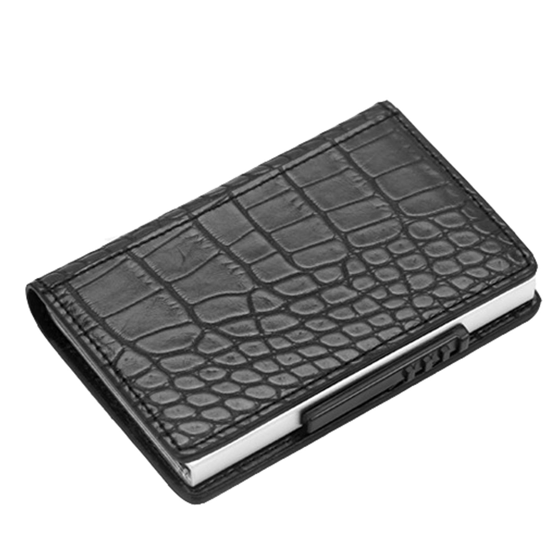 Skinny Minimal Thin Front Pocket RFID Wallet Card Holder 7