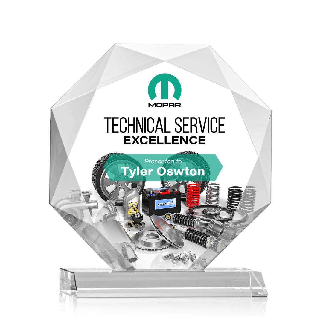 Kitchener VividPrint™ Award - Clear 1