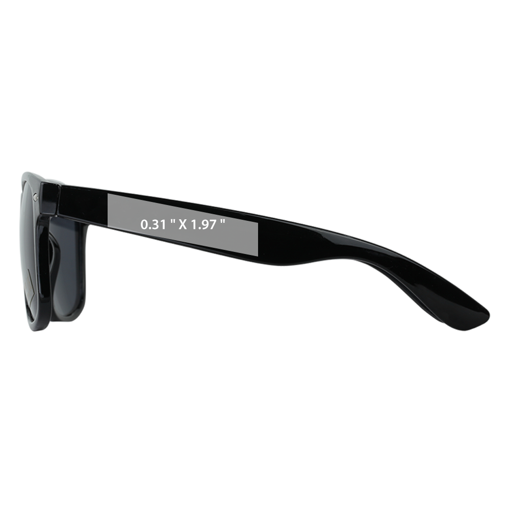 Glossy Plastic Promotional Sunglasses